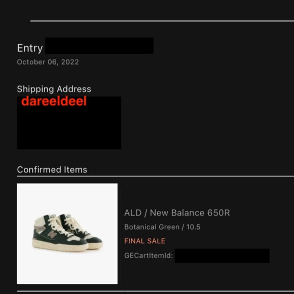 AIME LEON DORE X NEW BALANCE 650R BOTANICAL GREEN sz 10.5 - Picture 7 of 7